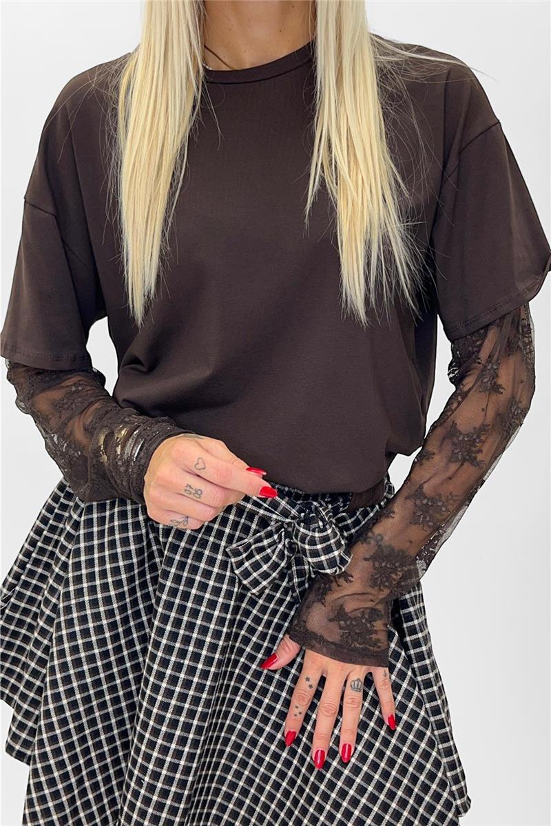 maglia con pizzo mood